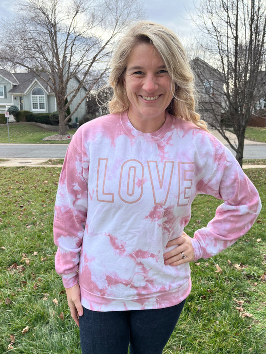 Love Rose Sweatshirt Ready to Ship