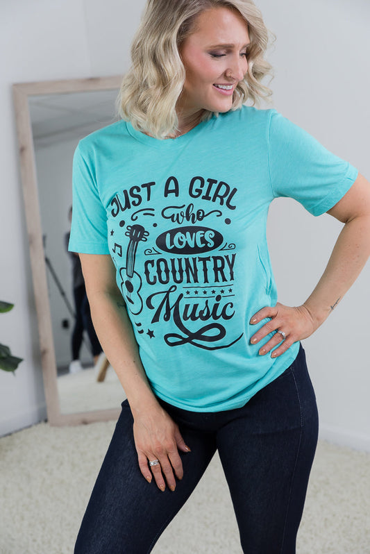 Loves Country Music Tee
