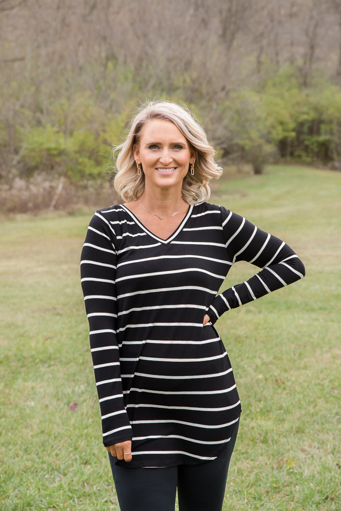 The Classic Striped Top- multiple colors