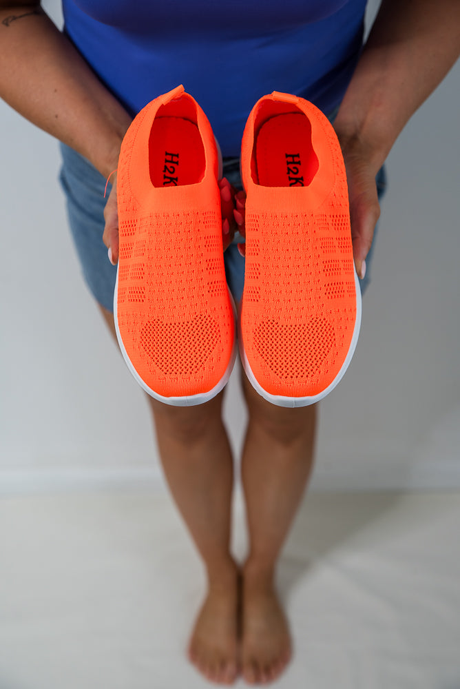 My Slip On Sneakers in Orange