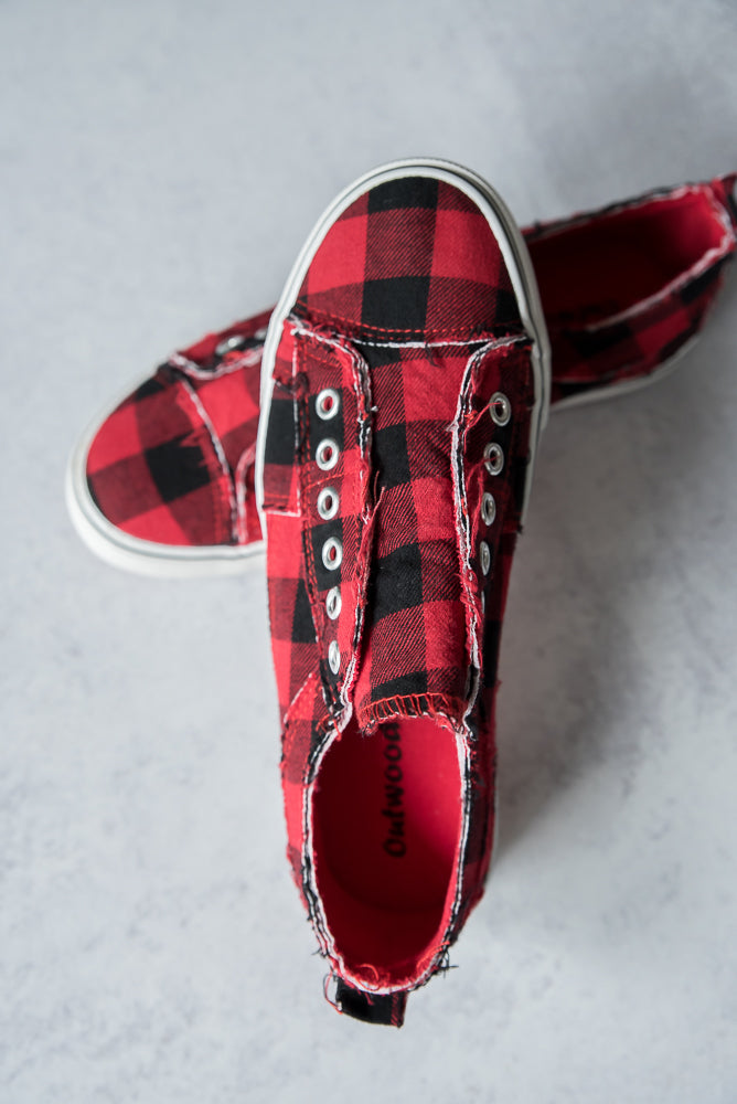 One Thing Plaid Sneakers