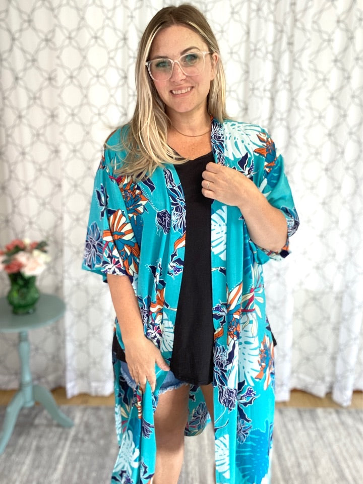 A Much Needed Vacation Kimono