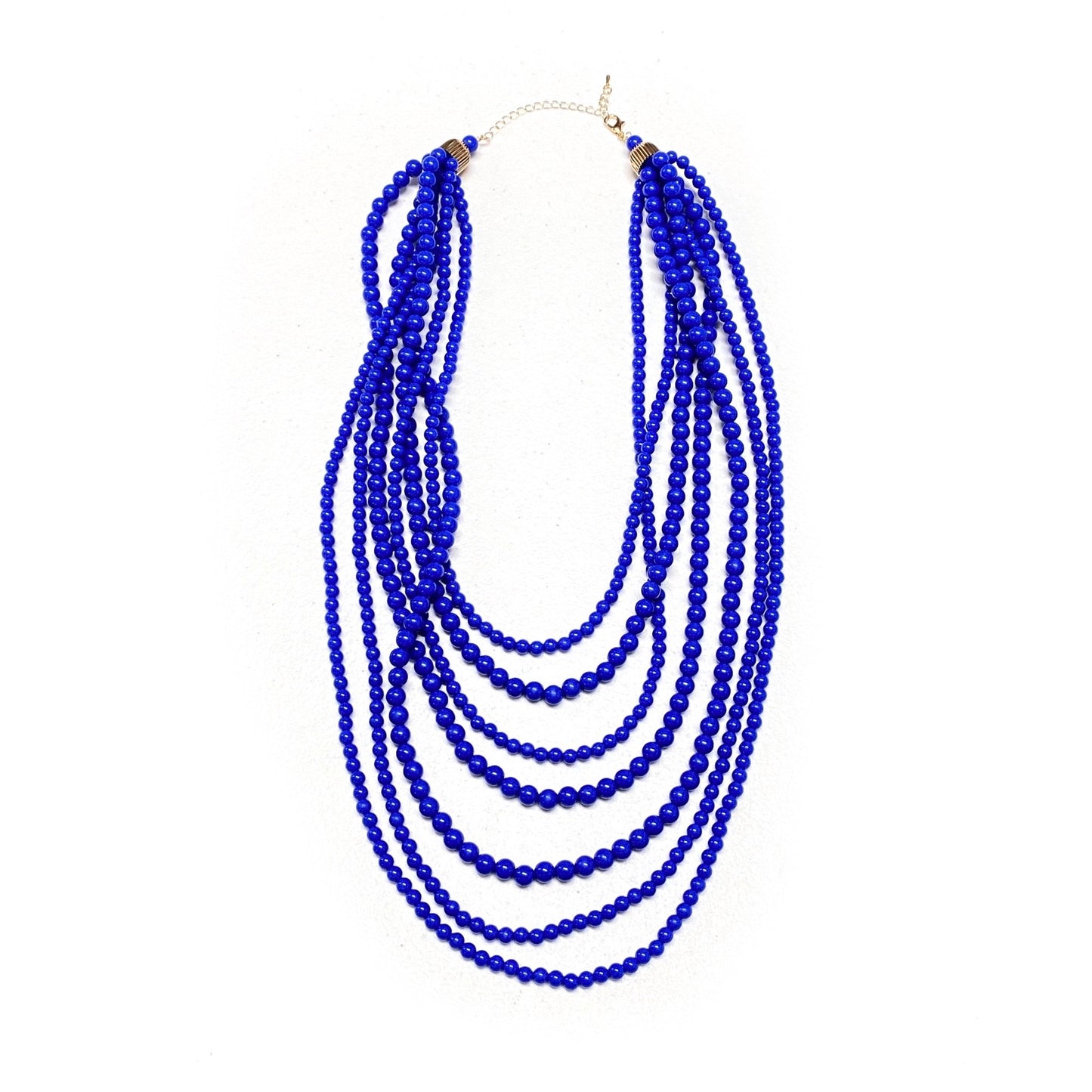 My Boho Beads Necklace in Blue