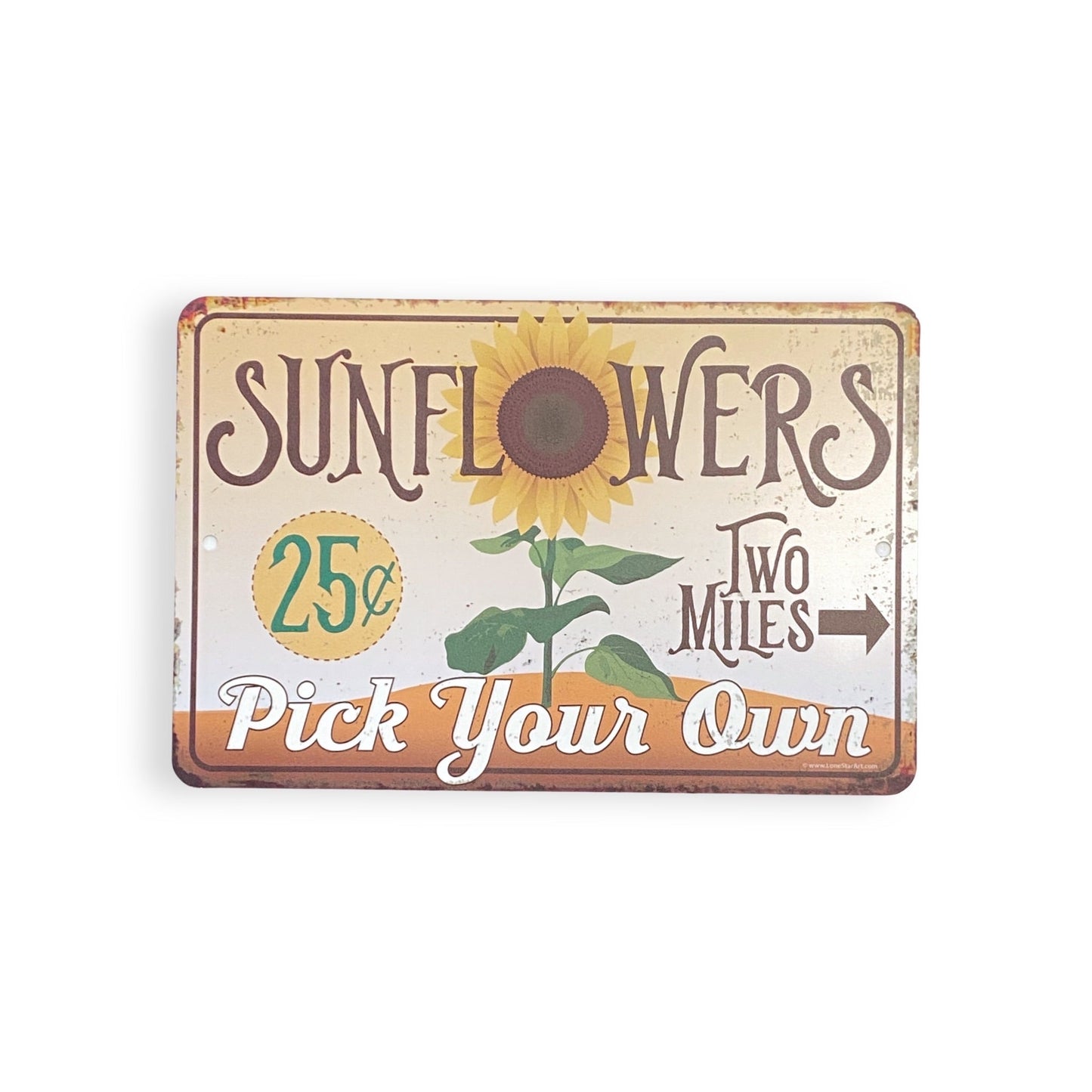 Sunflower Picking Sign