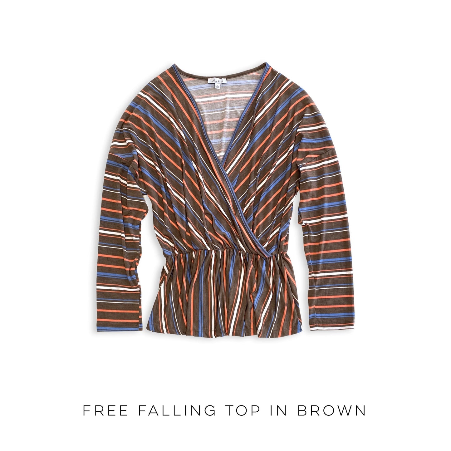 Free Falling Top in Brown