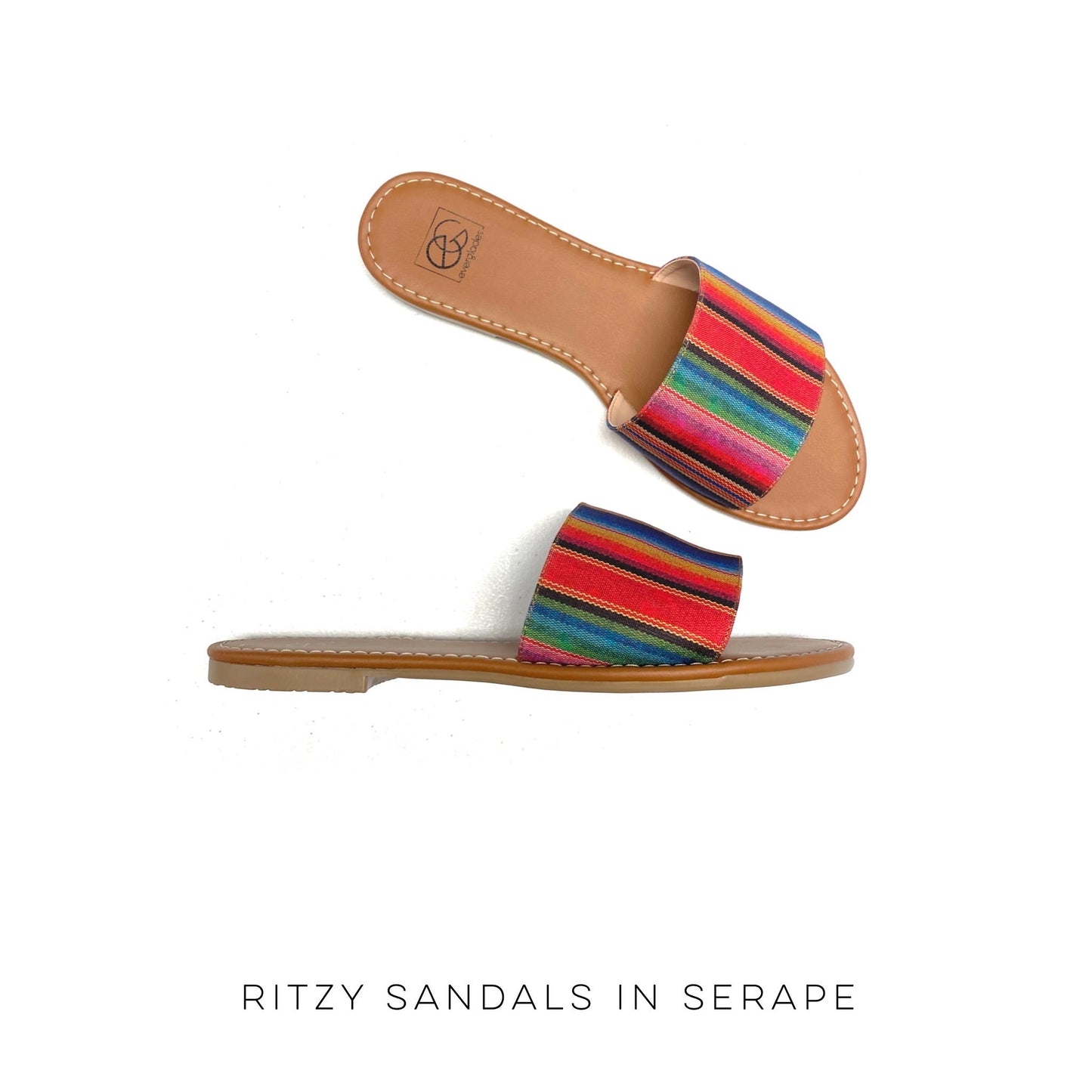Ritzy Sandals in Serape