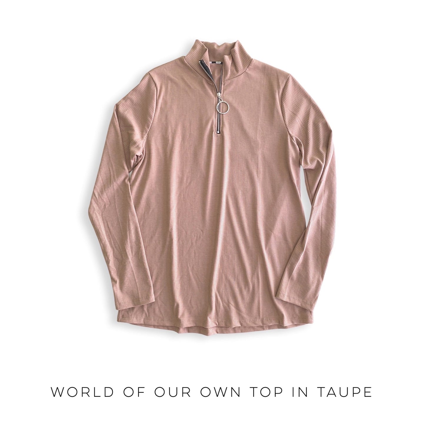 World of Our Own Top in Taupe