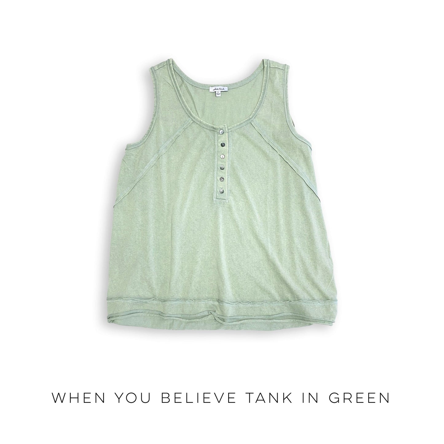 When you Believe Tank in Green