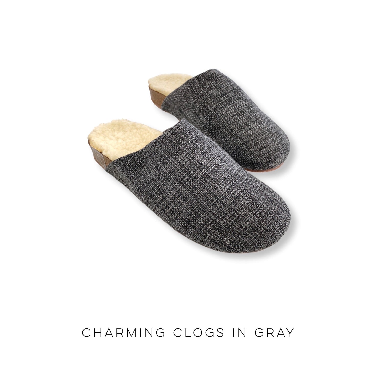 Charming Clogs in Gray
