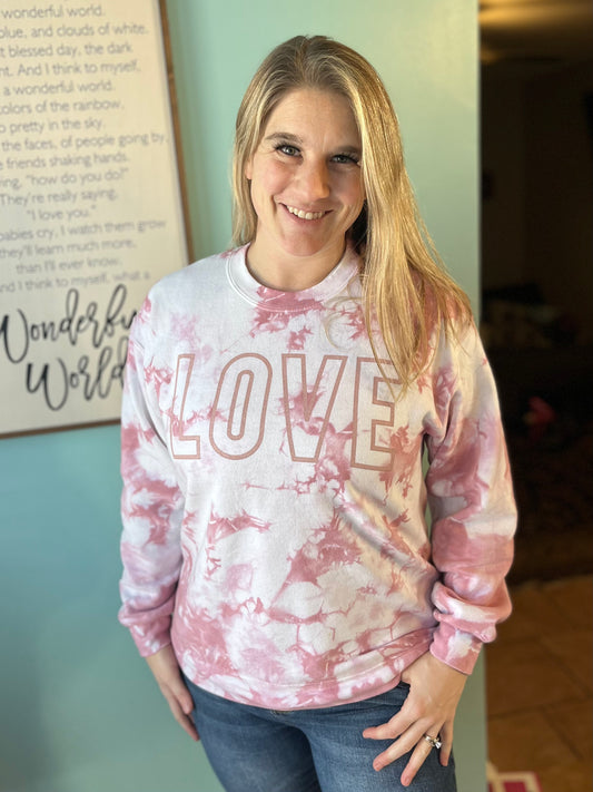 Love Rose Sweatshirt Ready to Ship