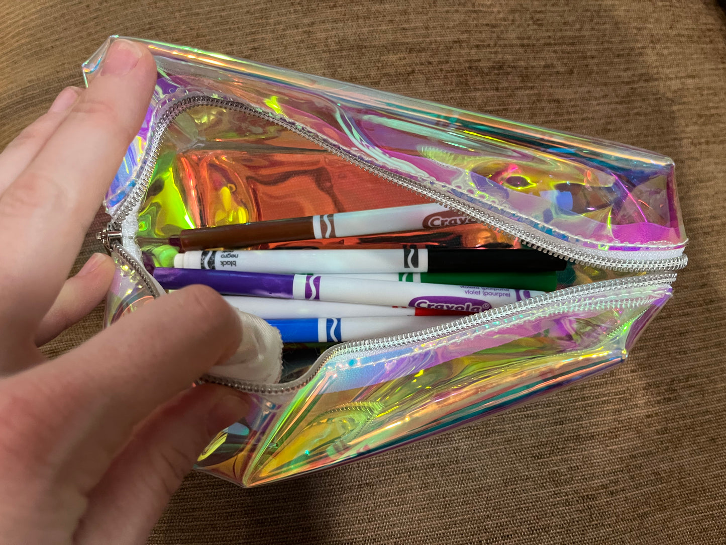Holographic Zipper Pouch