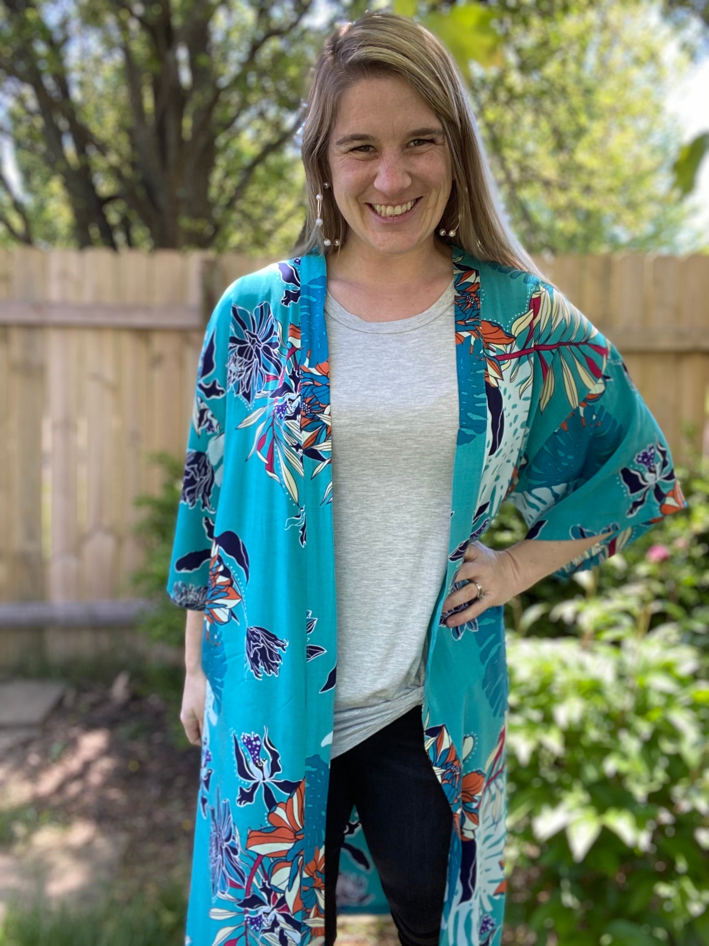 A Much Needed Vacation Kimono
